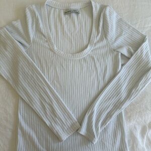 Abercrombie Ribbed Long Sleeve Top
